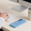 Tech-Protect MagPeak MagSafe CC Case for iPhone 17 - Matte Blue