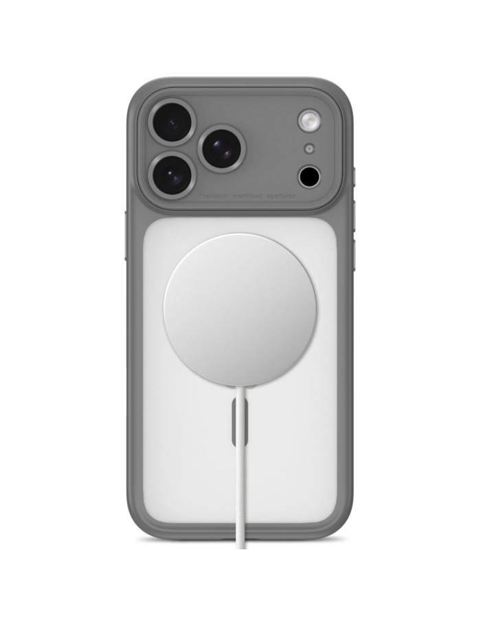 Tech-Protect MagPeak MagSafe CC Case for iPhone 18 Pro Max / 17 Pro Max - Matte Grey