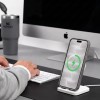 Tech-Protect MagPeak MagSafe CC Case for iPhone 18 Pro Max / 17 Pro Max - Matte Grey