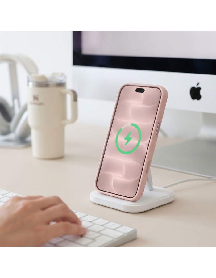 Tech-Protect MagPeak MagSafe CC Case for iPhone 18 Pro Max / 17 Pro Max - Matte Pink Tech-Protect MagPeak MagSafe CC Case for iPhone 18 Pro Max / 17 Pro Max - Matte Pink