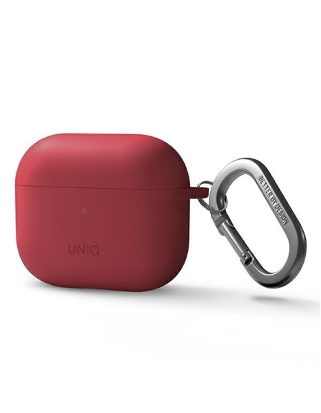 Uniq Nexo case for AirPods 3 + Ear Hooks Silicone - red Uniq Nexo case for AirPods 3 + Ear Hooks Silicone - red