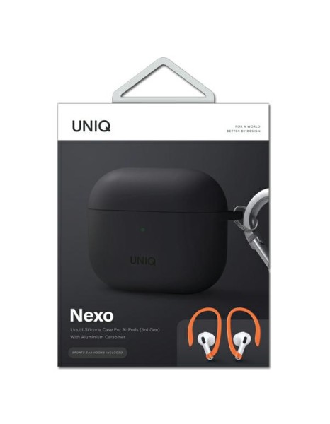 Uniq Nexo case for AirPods 3 + Ear Hooks Silicone - gray Uniq Nexo case for AirPods 3 + Ear Hooks Silicone - gray