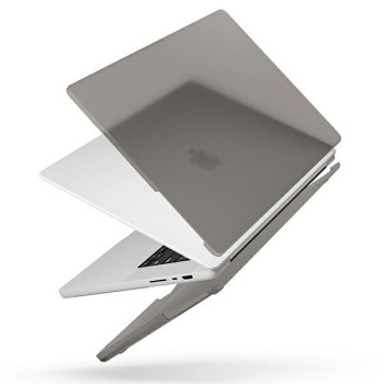 Uniq Claro case for MacBook Pro 14&amp;#39;&amp;#39; (2021) - transparent-gray