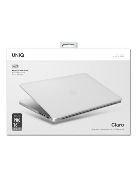 Uniq Claro case for MacBook Pro 16&amp;#39;&amp;#39; (2021) - transparent