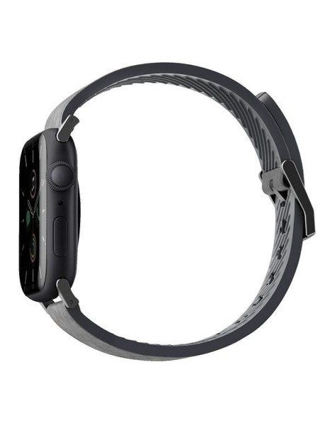Uniq Straden Leather Hybrid Strap for Apple Watch 1/2/3/4/5/6/7/8/SE/SE2/Ultra 42/44/45/49mm - Gray Uniq Straden Leather Hybrid Strap for Apple Watch 1/2/3/4/5/6/7/8/SE/SE2/Ultra 42/44/45/49mm - Gray