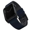 Uniq Straden Leather Hybrid Strap for Apple Watch 1/2/3/4/5/6/7/8/SE/SE2/Ultra 42/44/45/49mm - blue Uniq Straden Leather Hybrid Strap for Apple Watch 1/2/3/4/5/6/7/8/SE/SE2/Ultra 42/44/45/49mm - blue