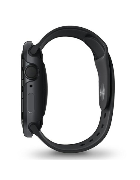Uniq case Valencia Apple Watch Series 4/5/6/7/8/SE/SE2 45/44mm. graphite/graphite