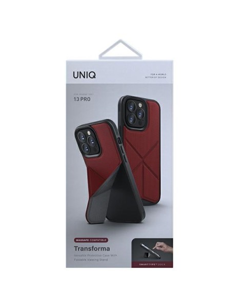Uniq Transforma MagSafe case for iPhone 13 Pro / iPhone 13 - red