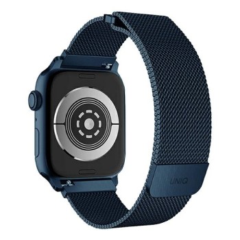 Uniq Dante Stainless Steel Strap for Apple Watch 1/2/3/4/5/6/7/8/SE/SE2 38/40/41mm - Blue