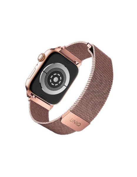 Uniq Dante Stainless Steel Strap for Apple Watch 1/2/3/4/5/6/7/8/SE/SE2 38/40/41mm - Rose Gold Uniq Dante Stainless Steel Strap for Apple Watch 1/2/3/4/5/6/7/8/SE/SE2 38/40/41mm - Rose Gold