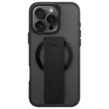 Uniq Heldro Max iPhone 16 Pro 6.3" Magclick Charging Case Black/Vapour Smoke