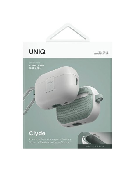Uniq Clyde Lock Case AirPods Pro 2 - White and Green