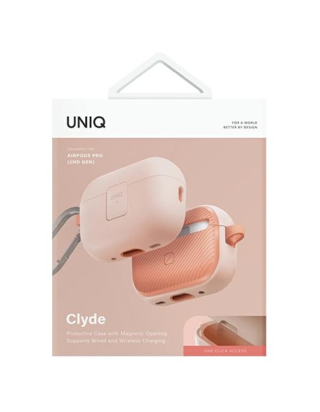 Uniq Clyde Lock Case AirPods Pro 2 - Pink Uniq Clyde Lock Case AirPods Pro 2 - Pink