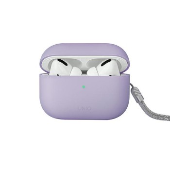 Uniq Lino Silicone AirPods Pro 2 Case - Purple