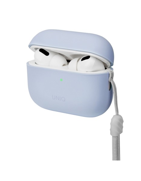 Uniq Lino Silicone AirPods Pro 2 Case - Blue Uniq Lino Silicone AirPods Pro 2 Case - Blue