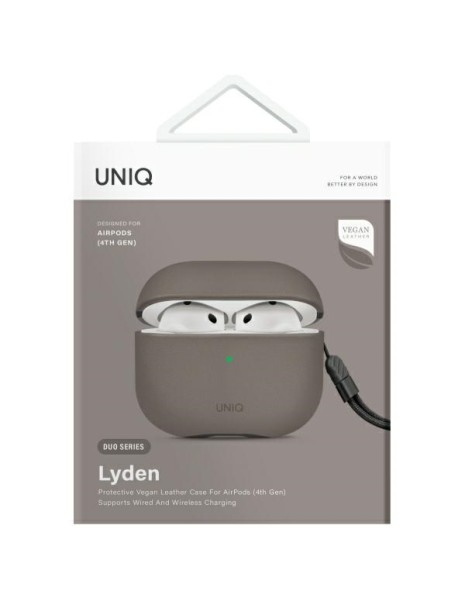 Uniq Lyden DS AirPods 4 Case - Gray Uniq Lyden DS AirPods 4 Case - Gray