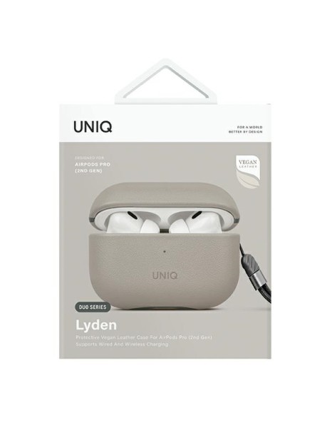 Uniq Lyden DS AirPods Pro 2 Case - Beige-Green Uniq Lyden DS AirPods Pro 2 Case - Beige-Green
