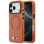 BMW M IML Shockproof Metal Logos MagSafe Case for iPhone 17 Pro Max - Pro Orange