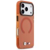 BMW M IML Shockproof Metal Logos MagSafe Case for iPhone 17 Pro Max - Pro Orange