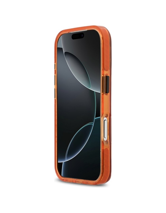 BMW M IML Shockproof Metal Logos MagSafe Case for iPhone 17 Pro Max - Pro Orange