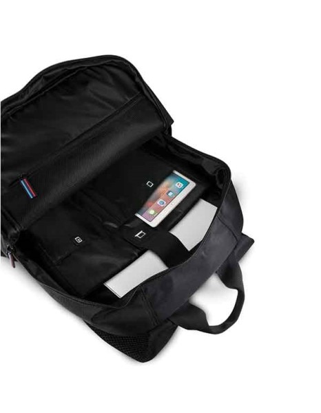 BMW Carbon Navy Stripe backpack for a 16" laptop - black BMW Carbon Navy Stripe backpack for a 16" laptop - black