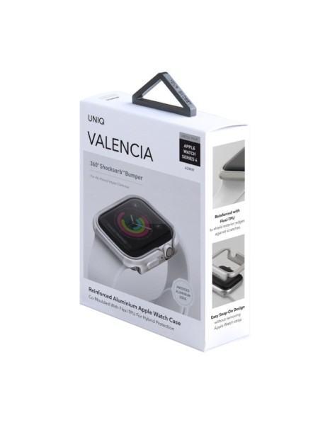 Uniq Valencia case for Apple Watch 4 / 5 / 6 / SE 40mm - silver