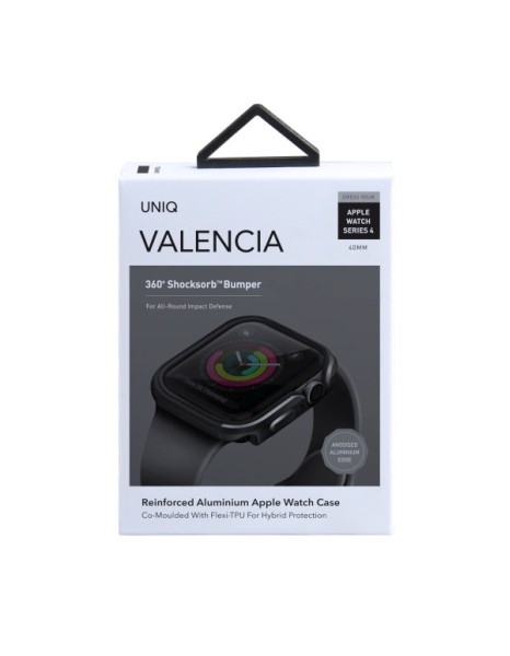 Uniq Valencia case for Apple Watch 4 / 5 / 6 / SE 40mm - gray Uniq Valencia case for Apple Watch 4 / 5 / 6 / SE 40mm - gray