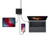 HUB Uniq Surge LITHOS Collective 90W 2xUSB-A QC 3.0 / 2xUSB-C PD 3.0 - black HUB Uniq Surge LITHOS Collective 90W 2xUSB-A QC 3.0 / 2xUSB-C PD 3.0 - black