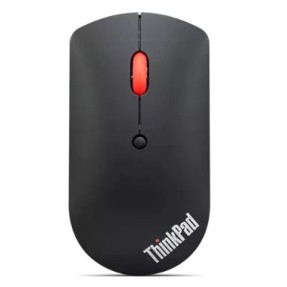 LENOVO MOUSE THINKPAD BLUETOOTH SILENT MOUSE, BLUETOOTH 5.0, ADJUSTABLE DPI 2400, 1600, 800, BLUE OPTICAL SENSOR, BLACK