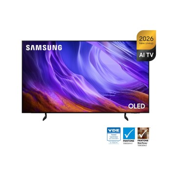 SAMSUNG TV 55'' S85H, F, 3840X2160 UHD, 4K, AI, OLED, SMART, 100HZ, HDR 10+ Advanced, HDMIx4, USBx2, DIGITAL AUDIOx1, BLUETOOTH, SLIM LOOK, BLACK