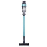 SAMSUNG VACUUM CLEANER POWERSTICK JET 60 TURBO, 21.6V, 150W, 40 MAX RUN.TIME, 0.8L DUST CAPACITY, MULTIPLE CYCLONE, DIGITAL INVERTER, LI-ION BATTERY, JET FIT BRUSH, DIGITAL DISPLAY, FIVE-LAYER FILTRATION, TEAL-BLACK