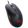 AOC MOUSE GAMING GM500, USB 2.0, 1.8M, 5000 DPI, AMDIDEXTROUS, 8 BUTTONS, AOC G-TOOLS, BLACK-RED, 2 YW