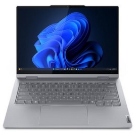 LENOVO NOTEBOOK THINKBOOK 14 2 IN 1 G5 IAU, INTEL ULTRA 7 255U, 2-5.2GHz/12MB, 12C, AI 12TOPS, 16GB, 512GB SSD, INTEL GRAPH, 14' WUXGA 1920x1200 IPS 300NITS TOUCH, WIFI6E, BT, USB-A, USB-C, USB4, HDMI, WIN 11 PRO, 3YW, LUNA GREY