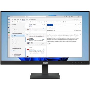 LENOVO MONITOR 23.8'', E, THINKVISION S24-4e BUSINESS, IPS, WLED, FHD 1920x1080, ANTIGLARE, 4MS, 100Hz, 250 CD/M², VESA, TILT, HDMI, VGA, 3YW, RAVEN BLACK