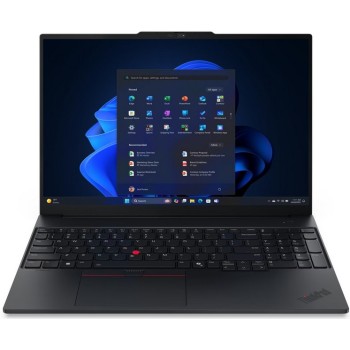 LENOVO NOTEBOOK THINKPAD E16 G3, INTEL ULTRA 7 255H, 4.4-5.1GHz/24MB, 16C, 13TOPS, 16GB, 1TB SSD, INTEL ARC 140T, 16' WUXGA 1920x1200 IPS 300NITS AG 60Hz, WIFI6E, BT, LAN, USB-A, USB-C, USB4, HDMI, DOS, 3YW, BLACK