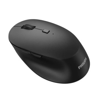 PHILIPS MOUSE, 5000 SERIES WIRELESS, SPK7507B, 2.4GHZ WIRELESS, ERGONOMIC DESIGN, 6 BUTTONS, WORK SMOOTHLY BETWEEN 3 DEVICES, BLACK