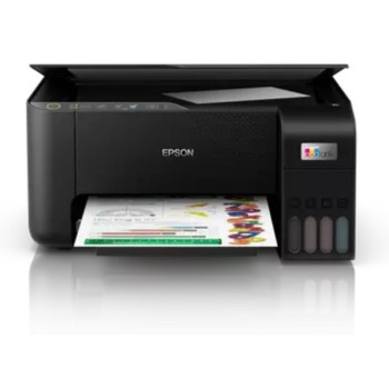 EPSON PRINTER ALL IN ONE INKJET COLOR HOME - OFFICE ITS L3270 A4 ECO TANK, PRINT, SCAN, COPY, 33PPM(B), 15PPM(C), 5760X1440 DPI, USB, WIFI, UP TO 8100PAGES IN BL, 6500 IN COL W/ THE INCL.INK, BLACK, 4 INK, KCYM& EXTRA BLK EPSON PRINTER ALL IN ONE INKJET COLOR HOME - OFFICE ITS L3270 A4 ECO TANK, PRINT, SCAN, COPY, 33PPM(B), 15PPM(C), 5760X1440 DPI, USB, WIFI, UP TO 8100PAGES IN BL, 6500 IN COL W/ THE INCL.INK, BLACK, 4 INK, KCYM& EXTRA BLK