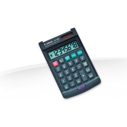 CANON CALCULATOR LS39EBL, 8 DIGIT, DUAL POWER, EUR CONVERTER, BLACK