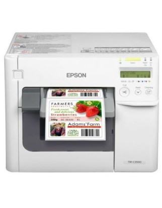 EPSON PRINTER LABEL COLORWORKS C3500, 360 NOZZLES PER COLOUR, 720 X 360 DPI, 104mm PRINTING WIDTH, LAN, USB 2.0, NICELABEL CD, 1YW