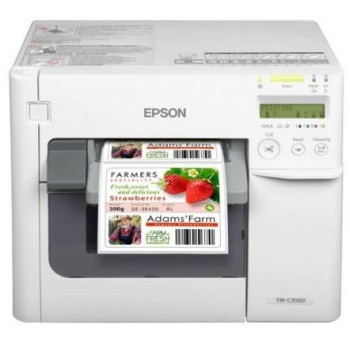 EPSON PRINTER LABEL COLORWORKS C3500, 360 NOZZLES PER COLOUR, 720 X 360 DPI, 104mm PRINTING WIDTH, LAN, USB 2.0, NICELABEL CD, 1YW
