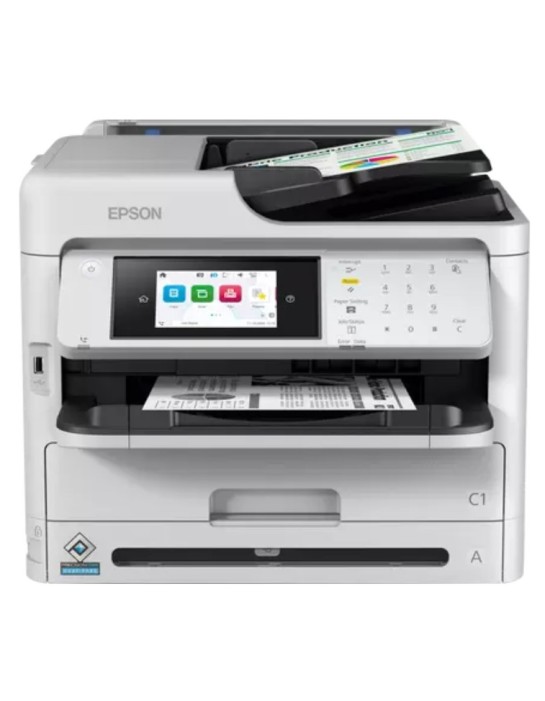 EPSON PRINTER ALL IN ONE MONOCHROME BUSINESS WF-M5899DWF, PRINT, SCAN, COPY, FAX, 1.200 x 2.400 DPI, 25PPM, DUPLEX, USB, WIFI, WIFI DIRECT, LAN, 1YW