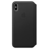 APPLE LEATHER FOLIO BLACK FOR IPHONE XS MAX