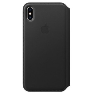 APPLE LEATHER FOLIO BLACK FOR IPHONE XS MAX