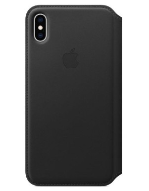 APPLE LEATHER FOLIO BLACK FOR IPHONE XS MAX