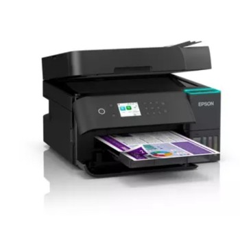 EPSON PRINTER ALL IN ONE INKJET COLOR BUSINESS ITS L6370 A4 ECO TANK, PRINT, SCAN, COPY, 18PPM (B), 9PPM(C), 4.800 X 1.200 DPI, DUPLEX-PRINT-SCANNING 30-PAGE ADF, USB, WiFi, WiFi DIRECT, LAN, BLACK