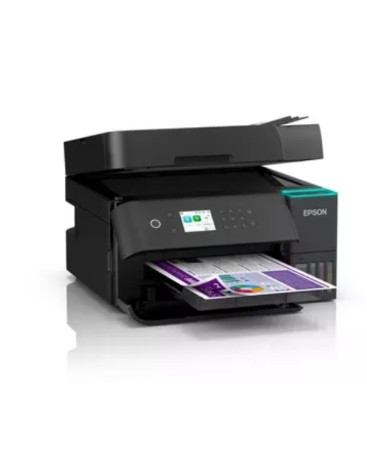 EPSON PRINTER ALL IN ONE INKJET COLOR BUSINESS ITS L6370 A4 ECO TANK, PRINT, SCAN, COPY, 18PPM (B), 9PPM(C), 4.800 X 1.200 DPI, DUPLEX-PRINT-SCANNING 30-PAGE ADF, USB, WiFi, WiFi DIRECT, LAN, BLACK, CASHBACK 50€ 31/12