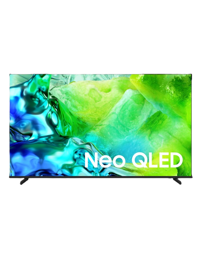 SAMSUNG TV 55'' QN80H, E, 3840X2160, 4K, AI, NEO QLED, SMART, 100/144HZ, HDR10+ ADVANCED, HDMIx4, USBx2, ETHERNET, AI AUTO GAME MODE, SIMPLE CHAMFER, CARBON SILVER