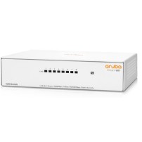HPE ARUBA SWITCH INSTANT ON 1430 8G, 8x PORTS GIGABIT, LAYER 2, UNMANAGED, PLUG AND PLAY, FANLESS DESIGN FOR SILENT OPERATION, NO UK SNAP-IN PLUG, LIFETIME WARRANTY
