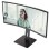 AOC MONITOR 34'', CU34P3CV, BUSINESS CURVED, G, VA, WQHD, 3440x1440, 20M:1, 4MS, 100 Hz, 21:9, ULTRA WIDE, SPEAKERS, TILT, SWIVEL, HEIGHT ADJUSTABLE, HDMI, DP, USB HUB, USB-C, LAN, WALLMOUNT, 3YW, BLACK