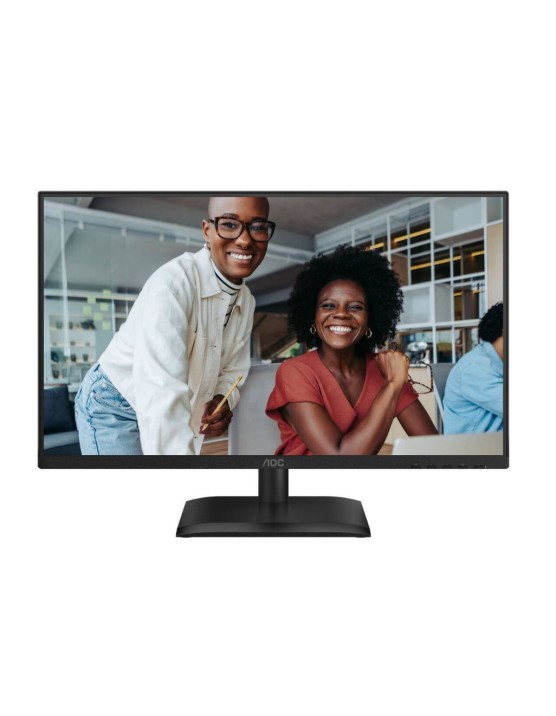 AOC MONITOR 23.8'', SPEAKERS, IPS, FHD 1920 X 1080, 20M:1, 300 CD/M2, 4MS, 120HZ, TILT, HEIGHT ADJUSTABLE, SWIVEL, PIVOT, DP, DP OUT, HDMI, USB HUB, USB-C, LAN, WALLMOUNT, 5YW, BLACK